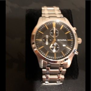 NWT Stainless Steel Men’s Bulova watch!